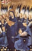 unknow artist The Wilton Diptych oil painting on canvas
